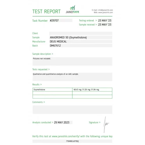 ANADROMED 50 (ANADROL)(OXYMETHOLONE) - Image 4