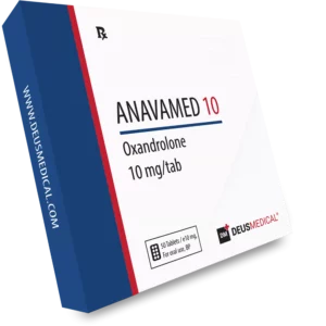 ANAVAMED 10 (Anavar)(Oxandrolone) – High Quality Oral Anabolic Steroid for Lean Muscle Gain and Performance Enhancement