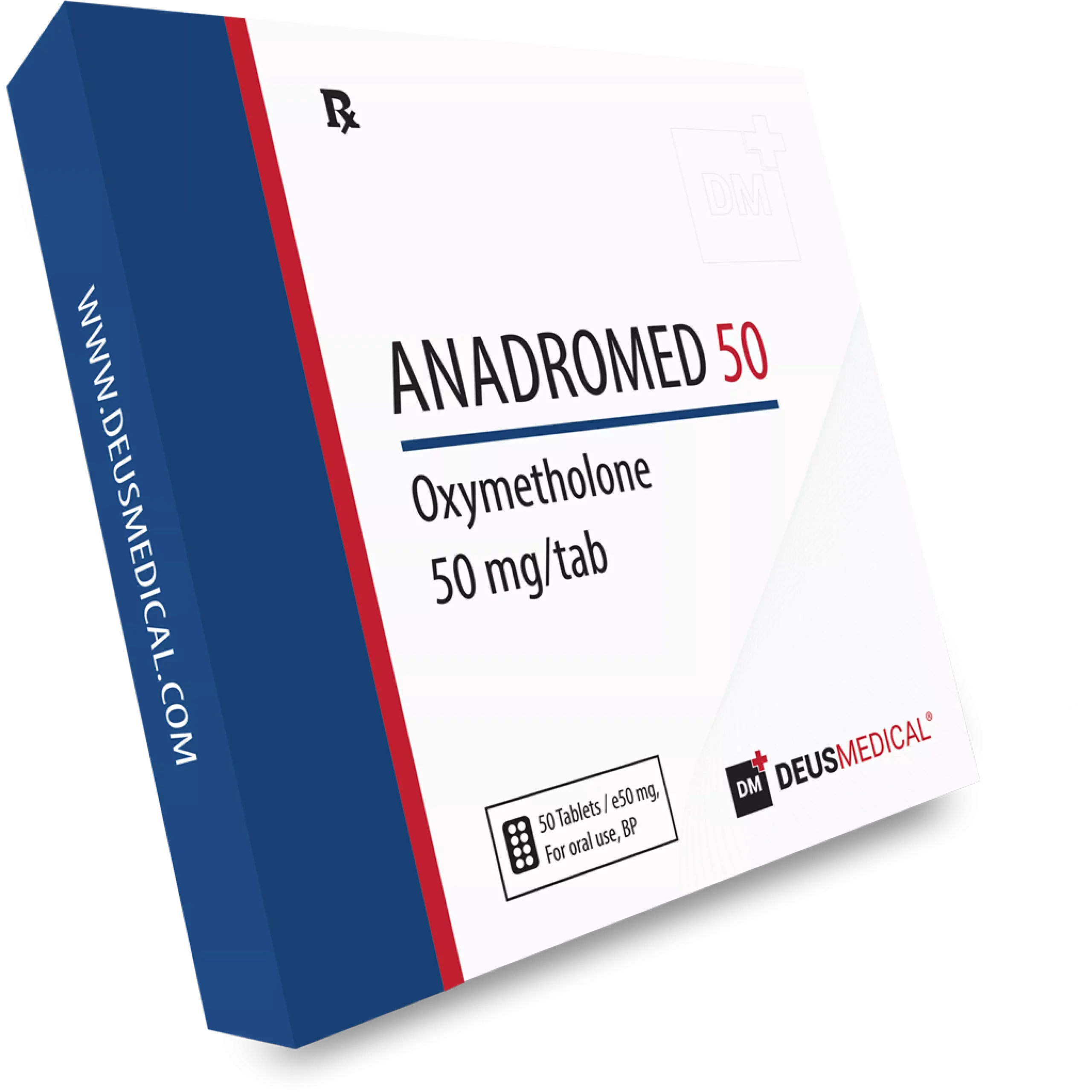 ANADROMED 50 (Anadrol)(Oxymetholone) 50mg/tab – High Quality Oral Anabolic Steroid for Rapid Muscle Growth and Strength Enhancement