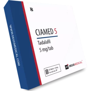 CIAMED 5 (Tadalafil)(Cialis) 50 tabs – High Quality Oral Medication for Erectile Dysfunction