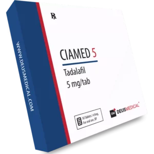 CIAMED 5 (Tadalafil)(Cialis) 50 tabs – High Quality Oral Medication for Erectile Dysfunction