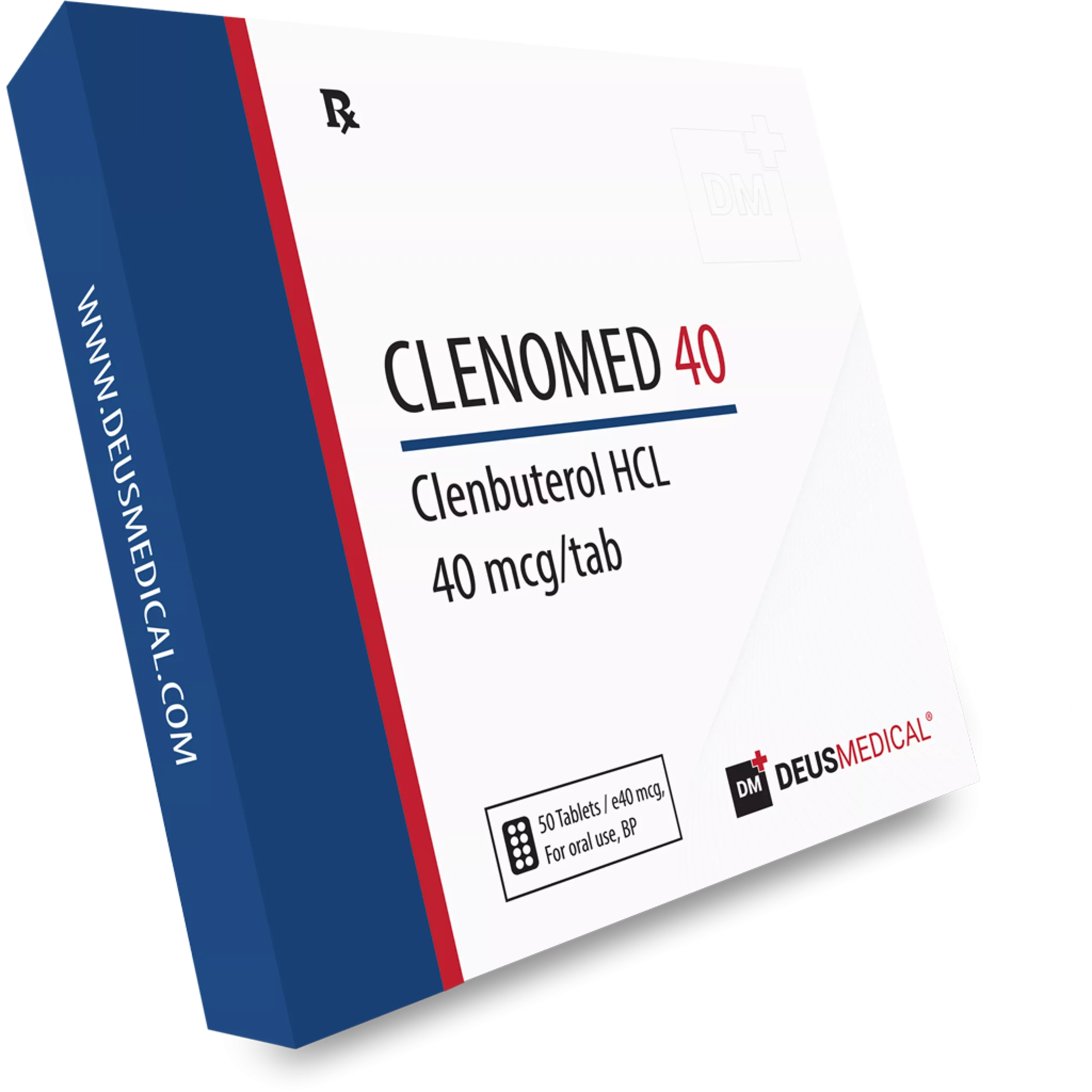 CLENOMED 40 (Clenbuterol HCL) – High Quality Bronchodilator for Fat Loss and Performance Enhancement