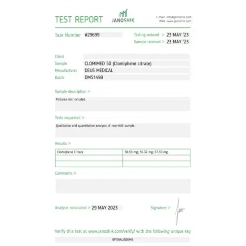 CLOMIMED 50 (CLOMIPHENE CITRATE) SERM - Image 4