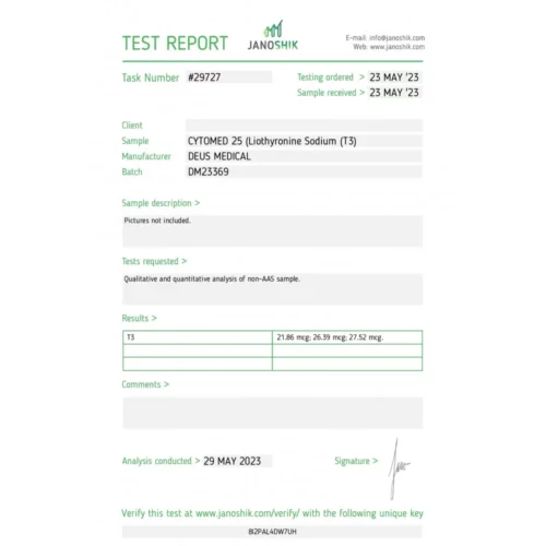 CYTOMED 25 (LIOTHYRONINE SODIUM) - Image 4
