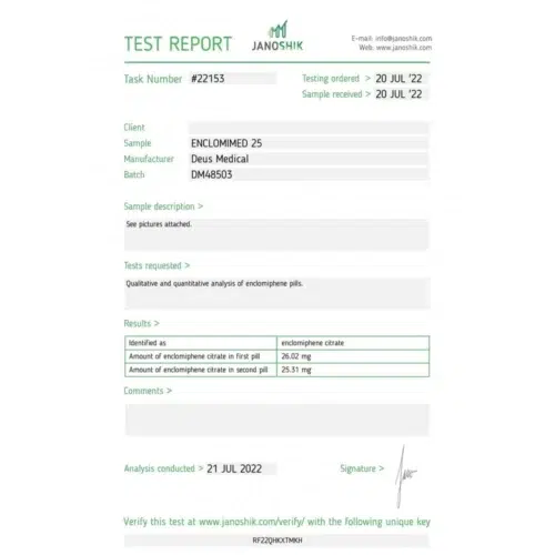 ENCLOMIMED 25 (ENCLOMIPHENE CITRATE) - Image 4