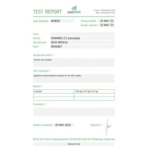 FEMAMED 2.5 (LETROZOLE) AROMATASE INHIBITOR - Image 4