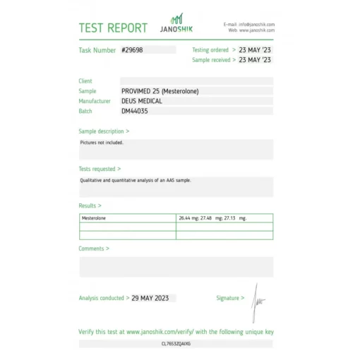 PROVIMED 25 (MESTEROLONE) - Image 4