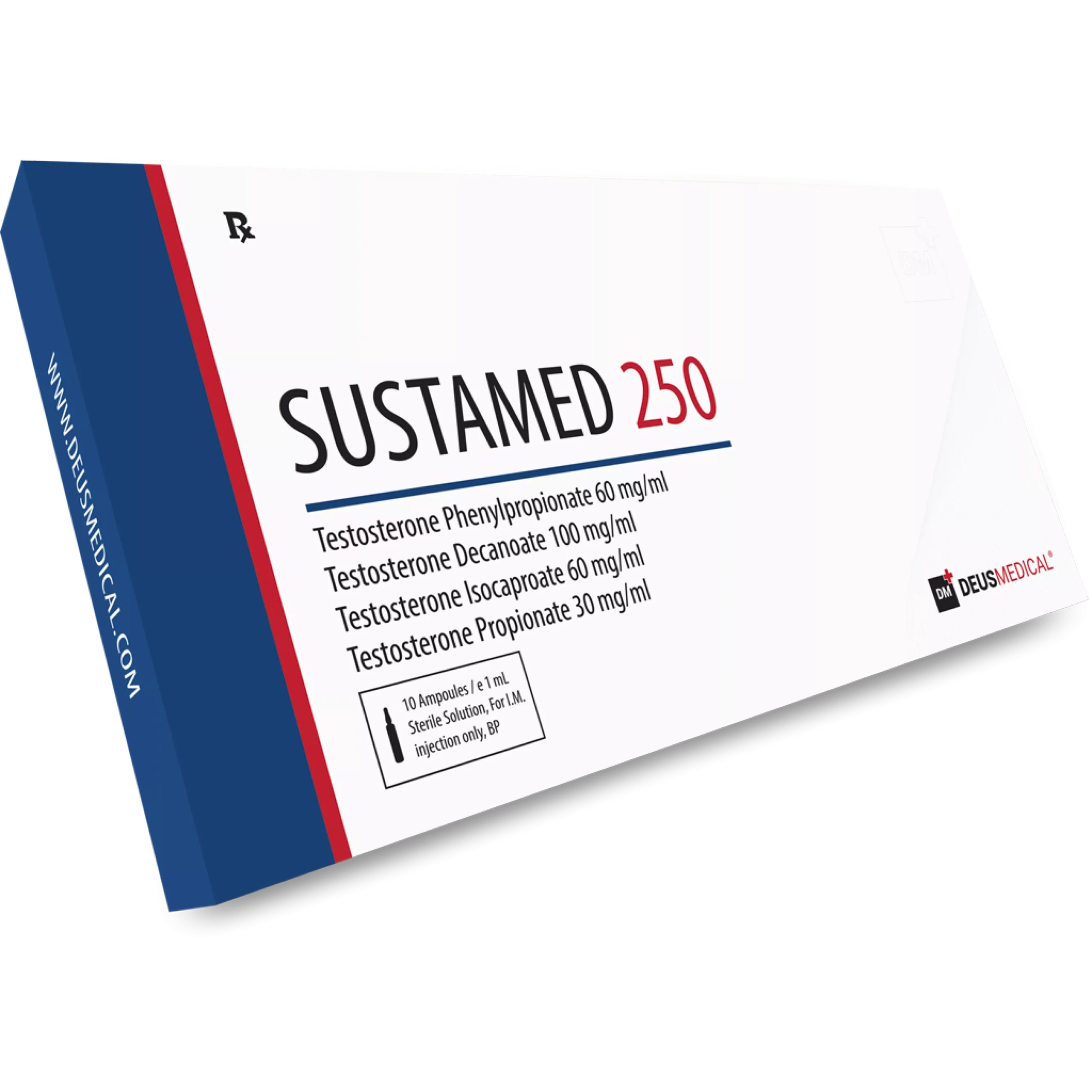 SUSTAMED 250 (Sustanon) 250mg – High Quality Injectable Steroid Blend for Comprehensive Muscle Growth and Hormone Support