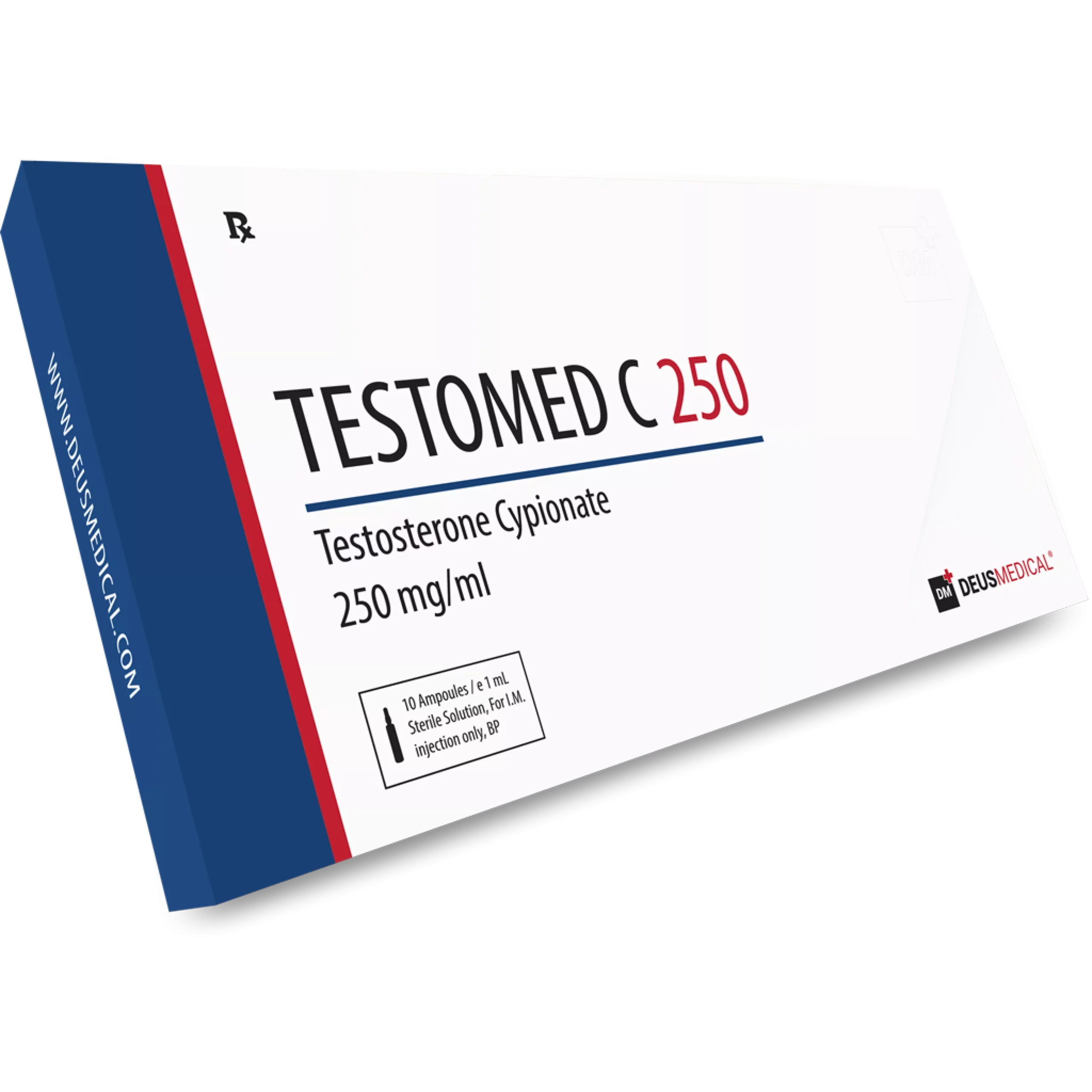 TESTOMED C 250 (Testosterone Cypionate) – High Quality Injectable Steroid for Muscle Growth and Hormone Replacement