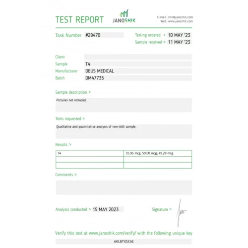 THYROMED 50 (Levothyroxine Sodium (T4)) - Image 4