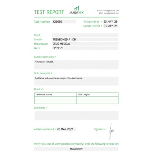 TRENBOMED A 100 (TRENBOLONE ACETATE) - Image 4