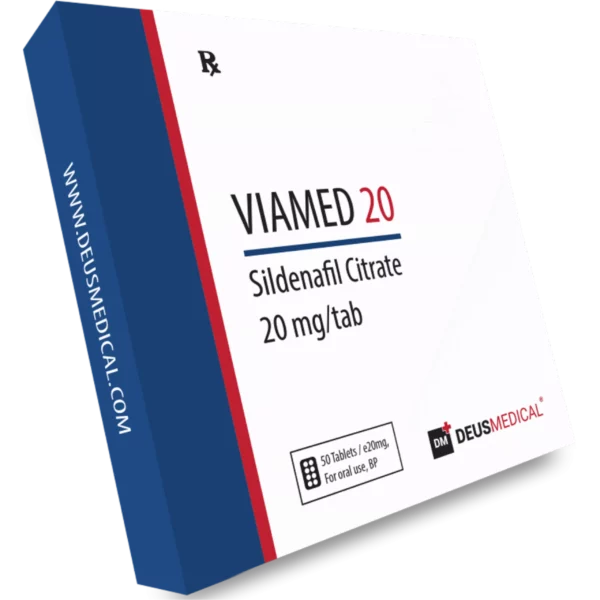 VIAMED20DP-4000x4000 Sildenafil Citrate (Viagra) 50 tabs – High Quality Oral Medication for Erectile Dysfunction