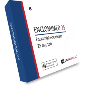 ENCLOMIMED 25 (Enclomiphene Citrate) – High Quality Selective Estrogen Receptor Modulator (SERM) for Testosterone Restoration and Hormonal Balance