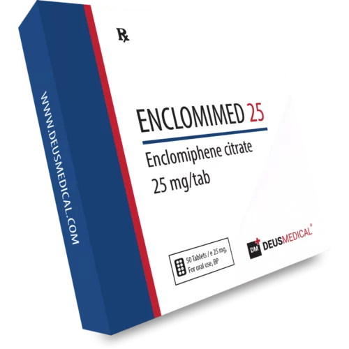 ENCLOMIMED 25 (Enclomiphene Citrate) – High Quality Selective Estrogen Receptor Modulator (SERM) for Testosterone Restoration and Hormonal Balance