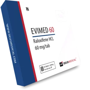 EVIMED 60 (Raloxifene HCL) High Quality Selective Estrogen Receptor Modulator (SERM) for Estrogen Control