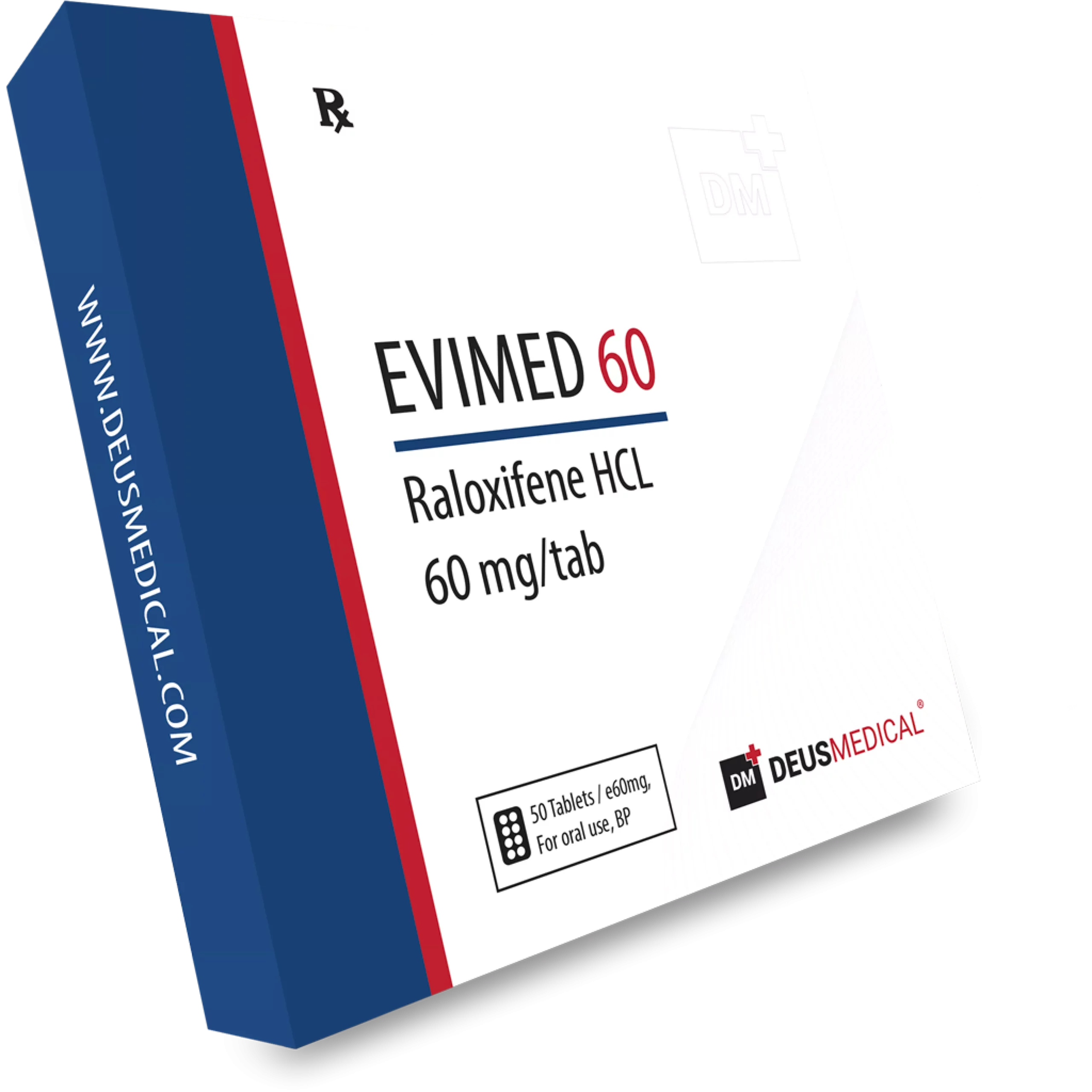 EVIMED 60 (Raloxifene HCL) High Quality Selective Estrogen Receptor Modulator (SERM) for Estrogen Control