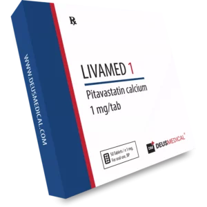 LIVAMED 1 (Pitavastatin Calcium) Oral Medication in Tablets – High-Quality Cholesterol Management and Heart Health Support