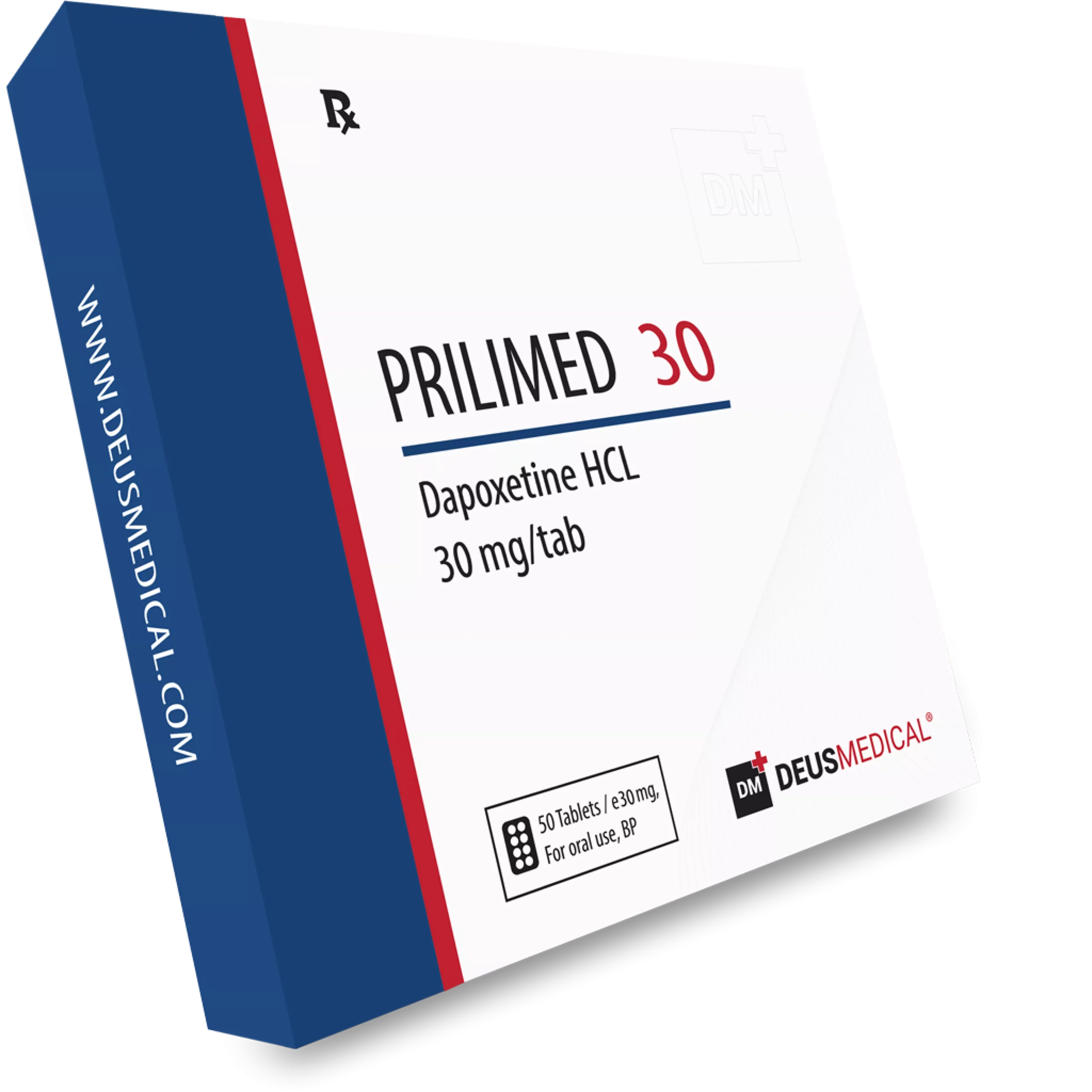 PRILIMED 30 (Dapoxetine HCL) – High Quality Treatment for Premature Ejaculation and Improved Sexual Performance