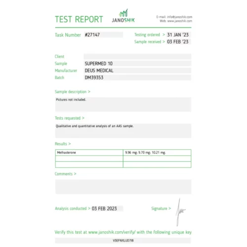 SUPERMED 10 (METHYLDROSTANOLONE) - Image 4