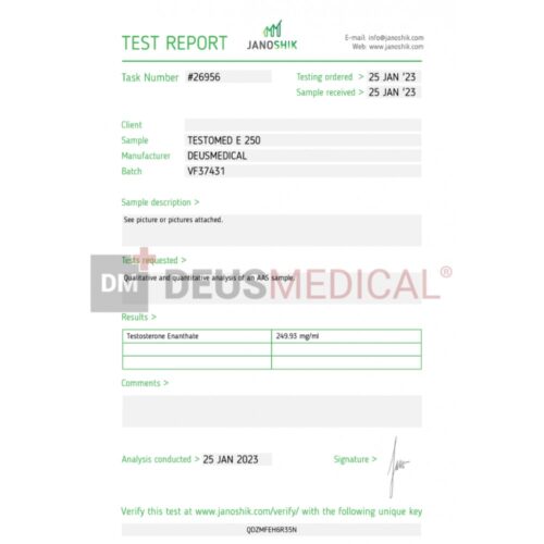 TESTOMED E 250 (TESTOSTERONE ENANTHATE) - Image 4