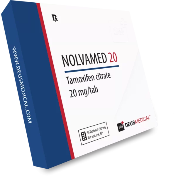 NOLVAMED20DP-4000x4000 NOLVAMED 20 (TAMOXIFEN CITRATE) SERM IN TABLETS – Effective Solution for Estrogen Control and Post-Cycle Therapy (PCT)