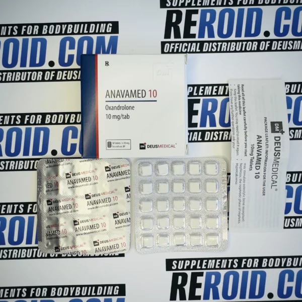 ANAVAMED 10 (ANAVAR)(OXANDROLONE) 1 ANAVAMED 10 ANAVAR OXANDROLONE with blisters
