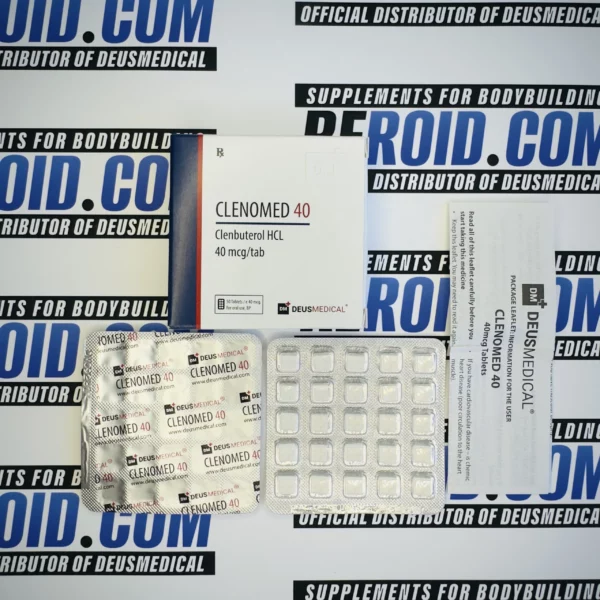 CLENOMED 40 (CLENBUTEROL) 1 CLENOMED 40 CLENBUTEROL with blisters